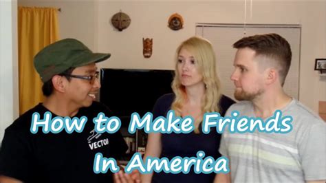 how to make american friends online